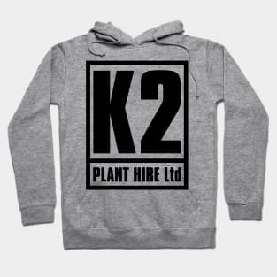 K2 Plant Hire Ltd (transparent logo) Hoodie